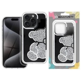 COVER PROTEZIONE APPLE IPHONE 16 - TPU ORSETTO ARGENTO