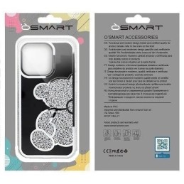 COVER PROTEZIONE APPLE IPHONE 16 - TPU ORSETTO ARGENTO