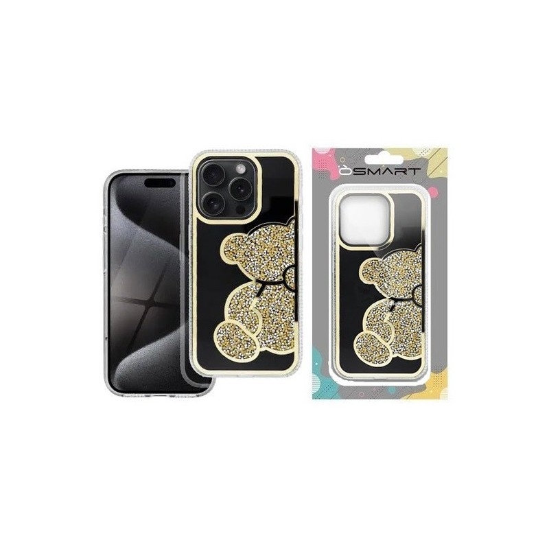 COVER PROTEZIONE APPLE IPHONE 15 - TPU ORSETTO ORO GOLD