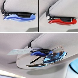 CLIP PORTA-OCCHIALI DA AUTO BLU