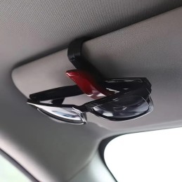 CLIP PORTA-OCCHIALI DA AUTO ROSSO