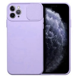 COVER PROTEZIONE APPLE IPHONE 15 - SLIDE SILICONE LAVANDA