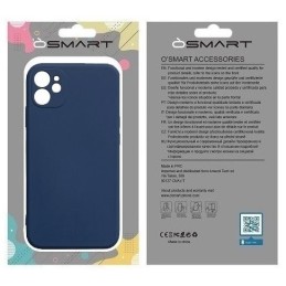 COVER PROTEZIONE APPLE IPHONE 13 - SILICONE DARK BLU (CON PROTEZIONE FOTOCAMERA)