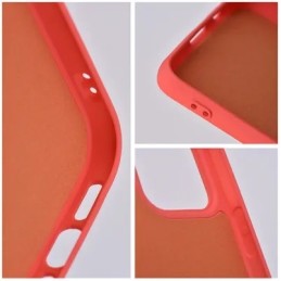 COVER PROTEZIONE APPLE IPHONE 15 PRO MAX - SILICONE ROSA PESCA (CON MICROFIBRA ANTIGRAFFIO)