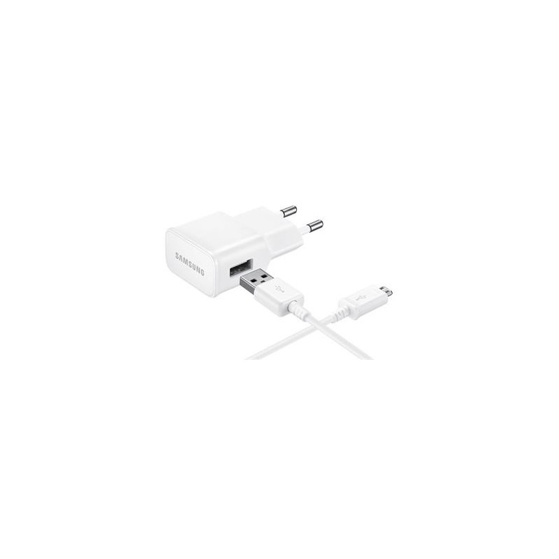 CARICABATTERIE DA RETE MICRO USB SAMSUNG BIANCO EP-TA20EWE