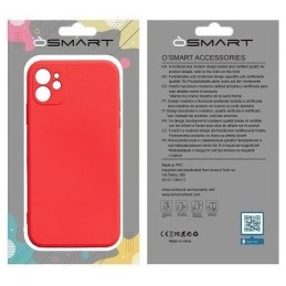 COVER PROTEZIONE APPLE IPHONE 11 - SILICONE ROSSO (CON PROTEZIONE FOTOCAMERA)