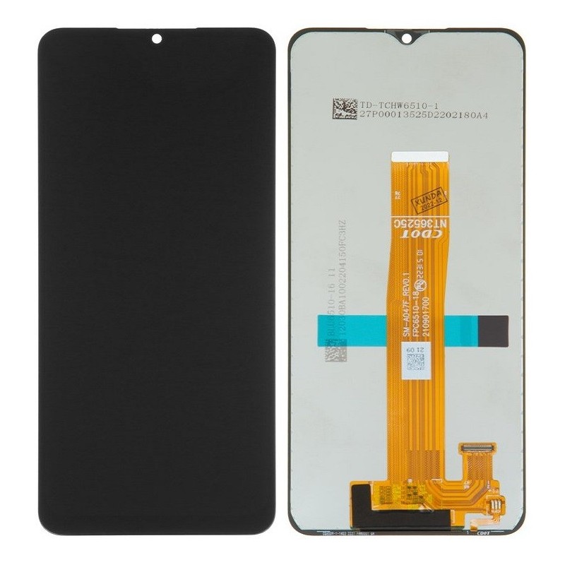 DISPLAY SAMSUNG GALAXY A04s SM-A047 NERO - FLAT SM-A047F REV0.1 CDOT - NO FRAME