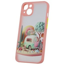 COVER PROTEZIONE APPLE IPHONE 15 PRO - TPU FANTASY PINK (CON PROTEZIONE FOTOCAMERA)