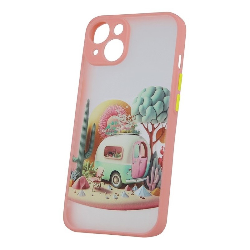 COVER PROTEZIONE APPLE IPHONE 15 PRO - TPU FANTASY PINK (CON PROTEZIONE FOTOCAMERA)