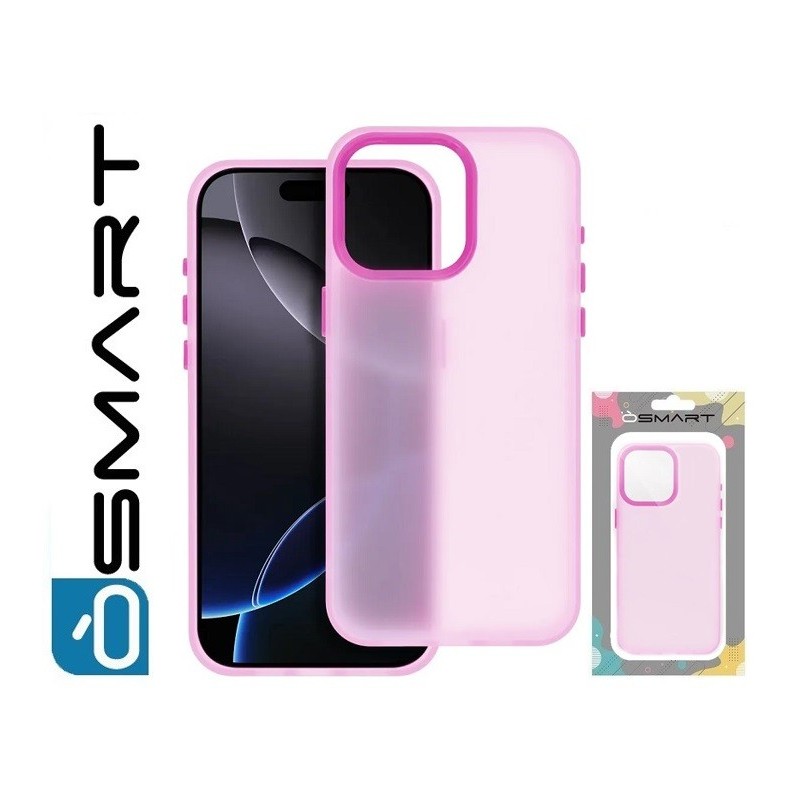 COVER PROTEZIONE APPLE IPHONE 16 PRO MAX - TPU ROSA OPACO