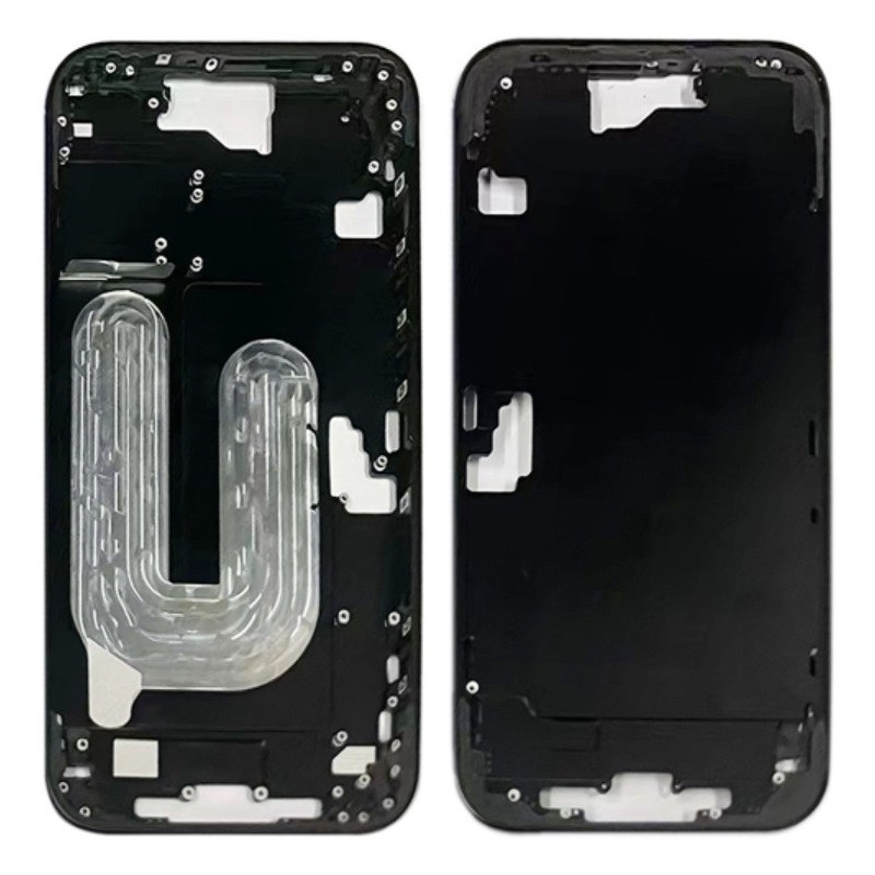 COVER CENTRALE APPLE IPHONE 16 NERO