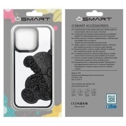 COVER PROTEZIONE APPLE IPHONE 15 PRO MAX - TPU ORSETTO NERO