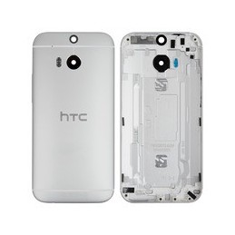 COVER BATTERIA HTC ONE M8 SILVER