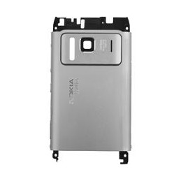 COVER BATTERIA NOKIA N8 SILVER BIANCA