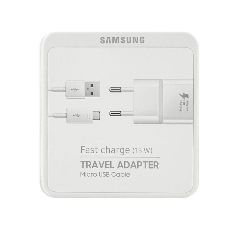 CARICABATTERIE DA RETE MICRO USB SAMSUNG BIANCO EP-TA20EWE