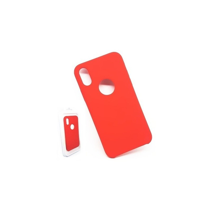 COVER PROTEZIONE SOFT CASE APPLE IPHONE Xs MAX ROSSO